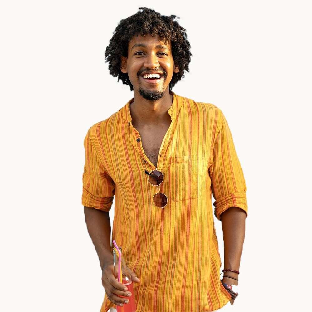 Yellow shirt